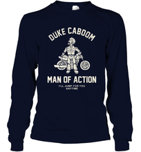 Load image into Gallery viewer, Disney Pixar Toy Story Duke Caboom Man Of Action Long Sleeve T-Shirt
