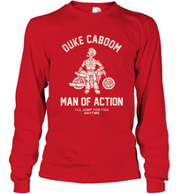 Load image into Gallery viewer, Disney Pixar Toy Story Duke Caboom Man Of Action Long Sleeve T-Shirt
