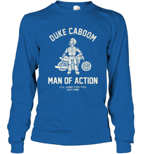 Load image into Gallery viewer, Disney Pixar Toy Story Duke Caboom Man Of Action Long Sleeve T-Shirt
