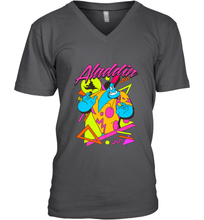 Load image into Gallery viewer, Disney Aladdin Genie In A Shirt Retro Abstract Men's V-Neck
