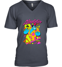 Load image into Gallery viewer, Disney Aladdin Genie In A Shirt Retro Abstract Men's V-Neck
