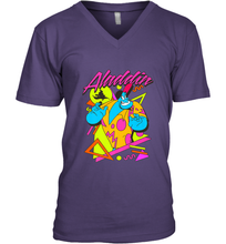 Load image into Gallery viewer, Disney Aladdin Genie In A Shirt Retro Abstract Men's V-Neck
