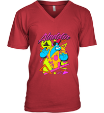 Load image into Gallery viewer, Disney Aladdin Genie In A Shirt Retro Abstract Men's V-Neck
