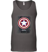Load image into Gallery viewer, Marvel Gamerverse Captain America Symbol Hexagon Background Men's Tank Top
