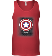 Load image into Gallery viewer, Marvel Gamerverse Captain America Symbol Hexagon Background Men's Tank Top
