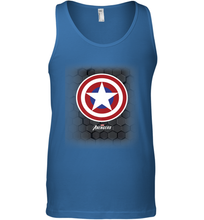 Load image into Gallery viewer, Marvel Gamerverse Captain America Symbol Hexagon Background Men's Tank Top
