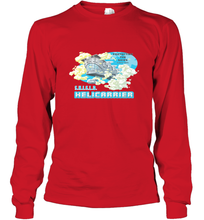 Load image into Gallery viewer, Marvel S.H.I.E.L.D. Helicarrier Protecting The Skies Long Sleeve T-Shirt
