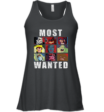 Load image into Gallery viewer, Marvel X Men Most Wanted Villains Retro Women's Racerback Tank
