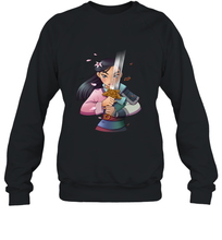 Load image into Gallery viewer, Disney Mulan Anime Half Girl Half Warrior Crewneck Sweatshirt
