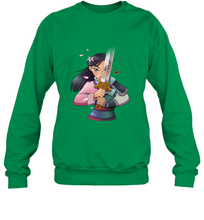 Load image into Gallery viewer, Disney Mulan Anime Half Girl Half Warrior Crewneck Sweatshirt
