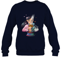 Load image into Gallery viewer, Disney Mulan Anime Half Girl Half Warrior Crewneck Sweatshirt

