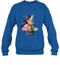 Load image into Gallery viewer, Disney Mulan Anime Half Girl Half Warrior Crewneck Sweatshirt
