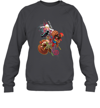Load image into Gallery viewer, Marvel Rising Secret Warriors Group Shot Action Pose Crewneck Sweatshirt
