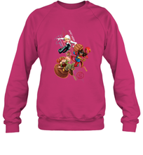 Load image into Gallery viewer, Marvel Rising Secret Warriors Group Shot Action Pose Crewneck Sweatshirt
