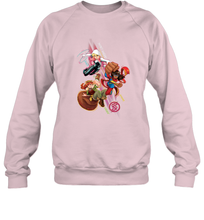 Load image into Gallery viewer, Marvel Rising Secret Warriors Group Shot Action Pose Crewneck Sweatshirt
