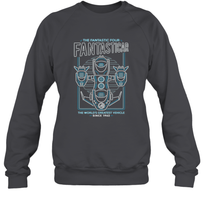 Load image into Gallery viewer, Marvel Fantastic Four Fantasticar Neon Lights Crewneck Sweatshirt
