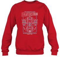 Load image into Gallery viewer, Marvel Fantastic Four Fantasticar Neon Lights Crewneck Sweatshirt
