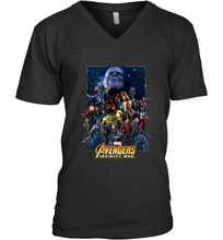 Load image into Gallery viewer, Marvel Avengers Infinity War Neon Team 2 Men's V-Neck
