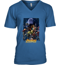 Load image into Gallery viewer, Marvel Avengers Infinity War Neon Team 2 Men's V-Neck
