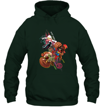 Load image into Gallery viewer, Marvel Rising Secret Warriors Group Shot Action Pose Hooded Sweatshirt
