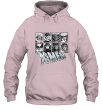 Load image into Gallery viewer, Marvel X Men Animated Series Halftone Retro 90s Hooded Sweatshirt
