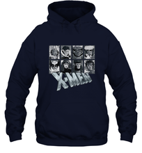 Load image into Gallery viewer, Marvel X Men Animated Series Halftone Retro 90s Hooded Sweatshirt
