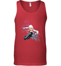 Load image into Gallery viewer, Marvel Rising Secret Warriors Ghost Spider Action Pose Men's Tank Top
