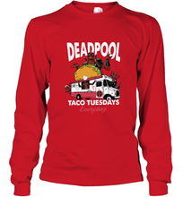 Load image into Gallery viewer, Marvel Deadpool Taco Tuesday Everyday Long Sleeve T-Shirt
