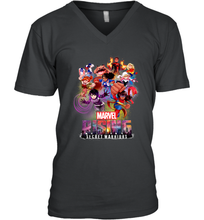 Load image into Gallery viewer, Marvel Rising Secret Warriors Hero Action Pose Collage Men's V-Neck
