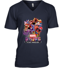 Load image into Gallery viewer, Marvel Rising Secret Warriors Hero Action Pose Collage Men's V-Neck
