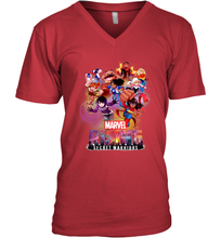 Load image into Gallery viewer, Marvel Rising Secret Warriors Hero Action Pose Collage Men's V-Neck
