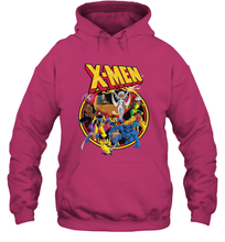 Load image into Gallery viewer, Marvel X Men Animated Series Retro 90s Hooded Sweatshirt
