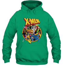 Load image into Gallery viewer, Marvel X Men Animated Series Retro 90s Hooded Sweatshirt
