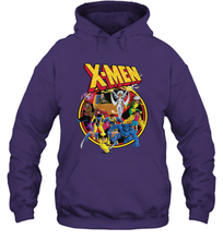 Load image into Gallery viewer, Marvel X Men Animated Series Retro 90s Hooded Sweatshirt
