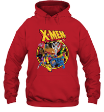 Load image into Gallery viewer, Marvel X Men Animated Series Retro 90s Hooded Sweatshirt
