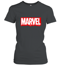 Load image into Gallery viewer, Marvel Logo Melting Letters Halloween Women's T-Shirt
