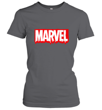 Load image into Gallery viewer, Marvel Logo Melting Letters Halloween Women's T-Shirt

