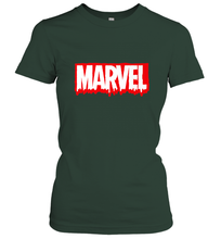 Load image into Gallery viewer, Marvel Logo Melting Letters Halloween Women's T-Shirt

