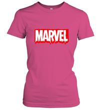 Load image into Gallery viewer, Marvel Logo Melting Letters Halloween Women's T-Shirt
