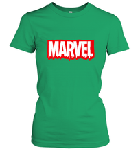 Load image into Gallery viewer, Marvel Logo Melting Letters Halloween Women's T-Shirt
