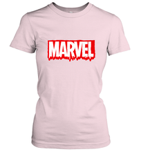 Load image into Gallery viewer, Marvel Logo Melting Letters Halloween Women's T-Shirt
