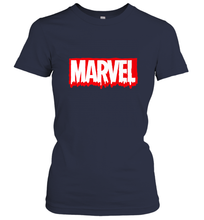 Load image into Gallery viewer, Marvel Logo Melting Letters Halloween Women's T-Shirt
