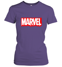 Load image into Gallery viewer, Marvel Logo Melting Letters Halloween Women's T-Shirt
