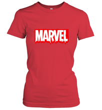 Load image into Gallery viewer, Marvel Logo Melting Letters Halloween Women's T-Shirt
