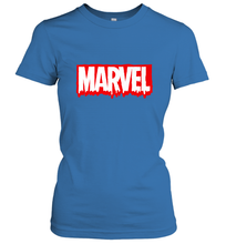 Load image into Gallery viewer, Marvel Logo Melting Letters Halloween Women's T-Shirt
