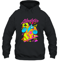 Load image into Gallery viewer, Disney Aladdin Genie In A Shirt Retro Abstract Hooded Sweatshirt
