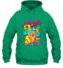 Load image into Gallery viewer, Disney Aladdin Genie In A Shirt Retro Abstract Hooded Sweatshirt
