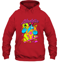 Load image into Gallery viewer, Disney Aladdin Genie In A Shirt Retro Abstract Hooded Sweatshirt

