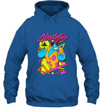 Load image into Gallery viewer, Disney Aladdin Genie In A Shirt Retro Abstract Hooded Sweatshirt
