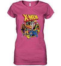 Load image into Gallery viewer, Marvel X Men Animated Series Retro 90s Women's V-Neck T-Shirt
